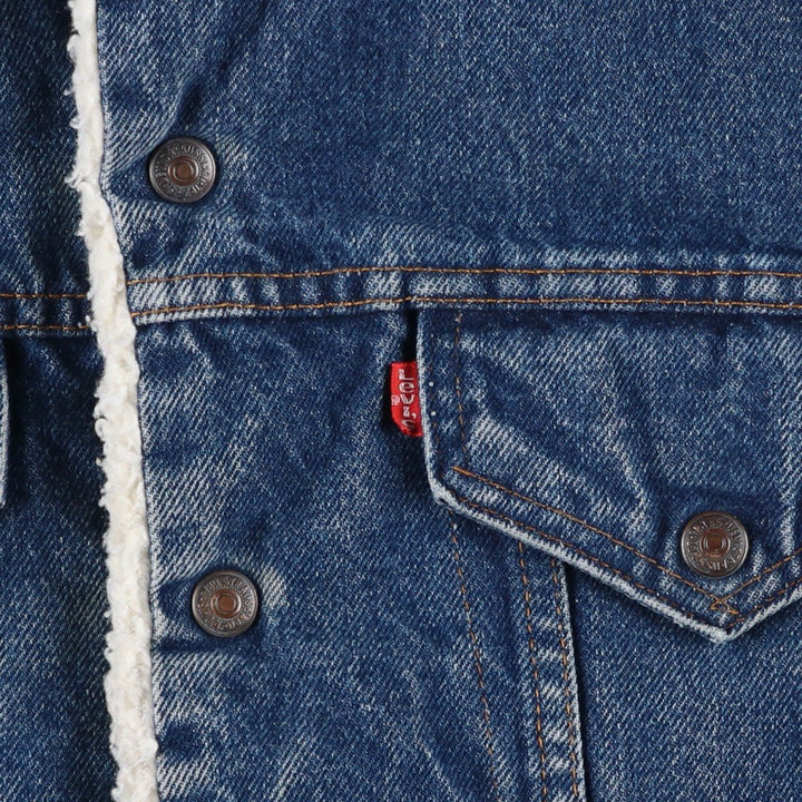 Vintage 80s-90'S Levi's 70608-0216 Padded Denim Jacket, Made in USA, Men's Size Medium cotton blue type Vintage Second Hand