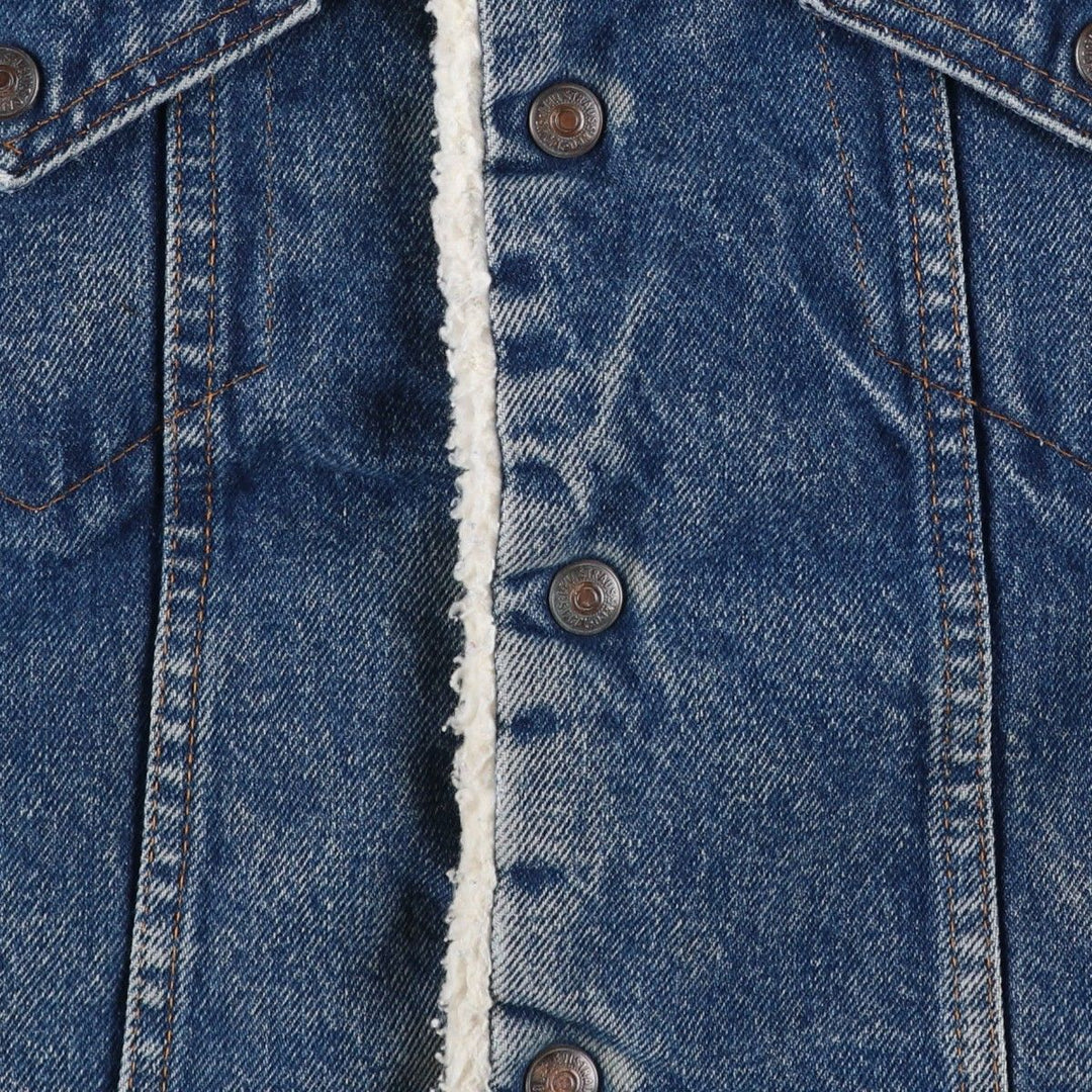 Vintage 80s-90'S Levi's 70608-0216 Padded Denim Jacket, Made in USA, Men's Size Medium cotton blue type Vintage Second Hand