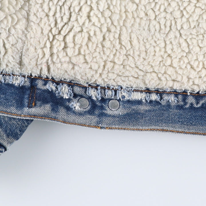 Vintage 80s-90'S Levi's 70608-0216 Padded Denim Jacket, Made in USA, Men's Size Medium cotton blue type Vintage Second Hand