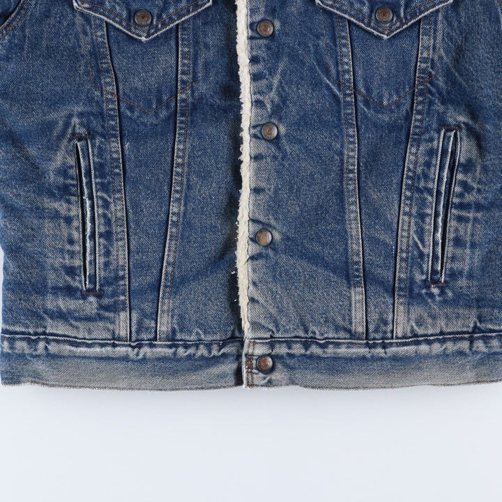 Vintage 80s-90'S Levi's 70608-0216 Padded Denim Jacket, Made in USA, Men's Size Medium cotton blue type Vintage Second Hand