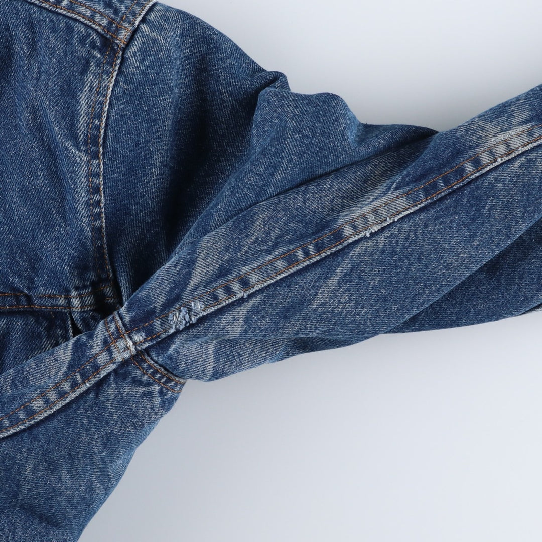 Vintage 80s-90'S Levi's 70608-0216 Padded Denim Jacket, Made in USA, Men's Size Medium cotton blue type Vintage Second Hand