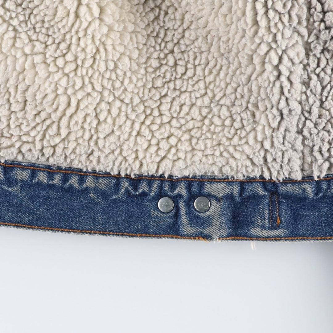 Vintage 80s-90'S Levi's padded denim jacket, made in the USA, size L, men's unclear blue type Vintage Second Hand