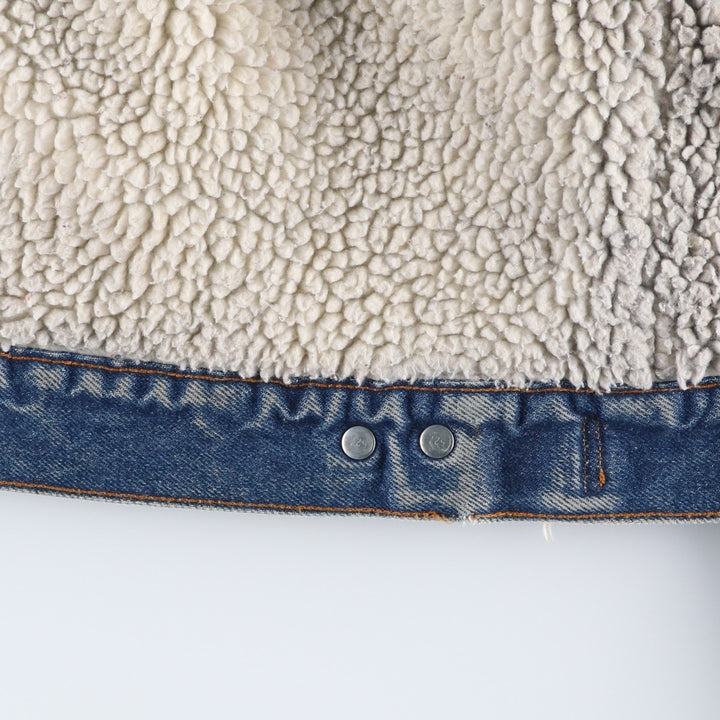 Vintage 80s-90'S Levi's padded denim jacket, made in the USA, size L, men's unclear blue type Vintage Second Hand