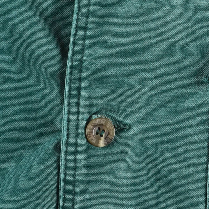 Eddie Bauer Hunting Jacket, Men's XL cotton green type Vintage Second Hand