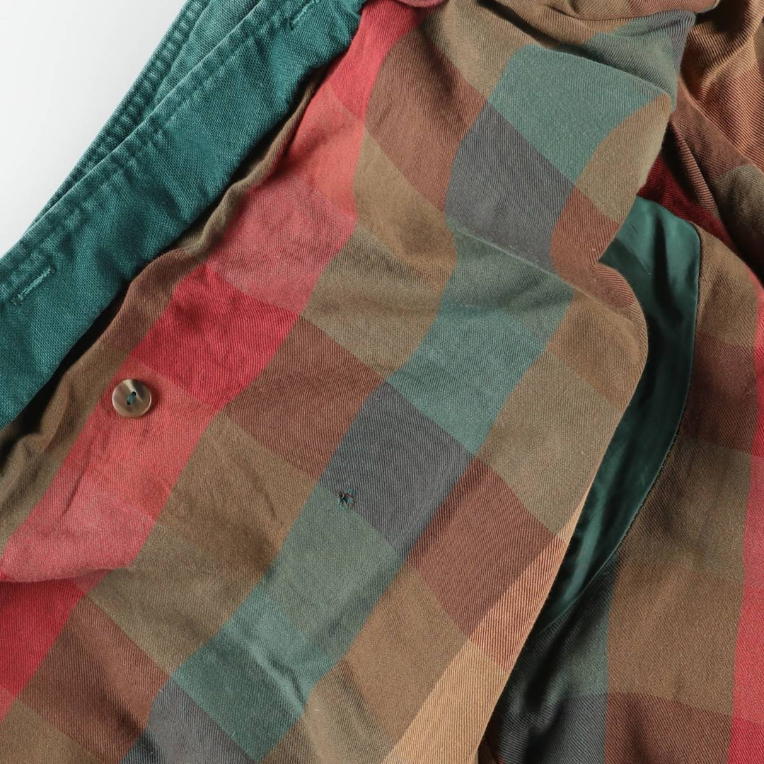 Eddie Bauer Hunting Jacket, Men's XL cotton green type Vintage Second Hand