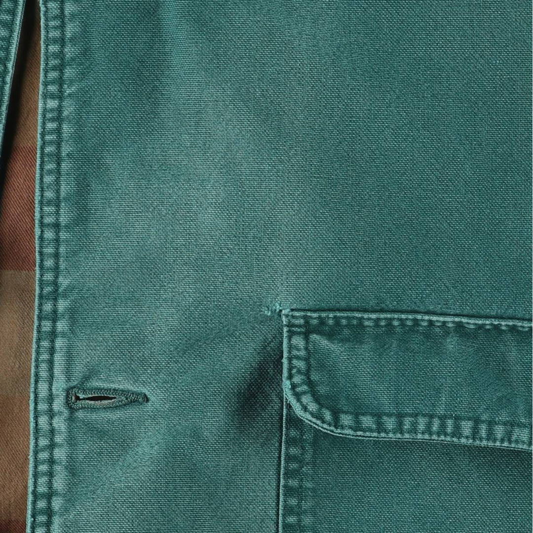 Eddie Bauer Hunting Jacket, Men's XL cotton green type Vintage Second Hand