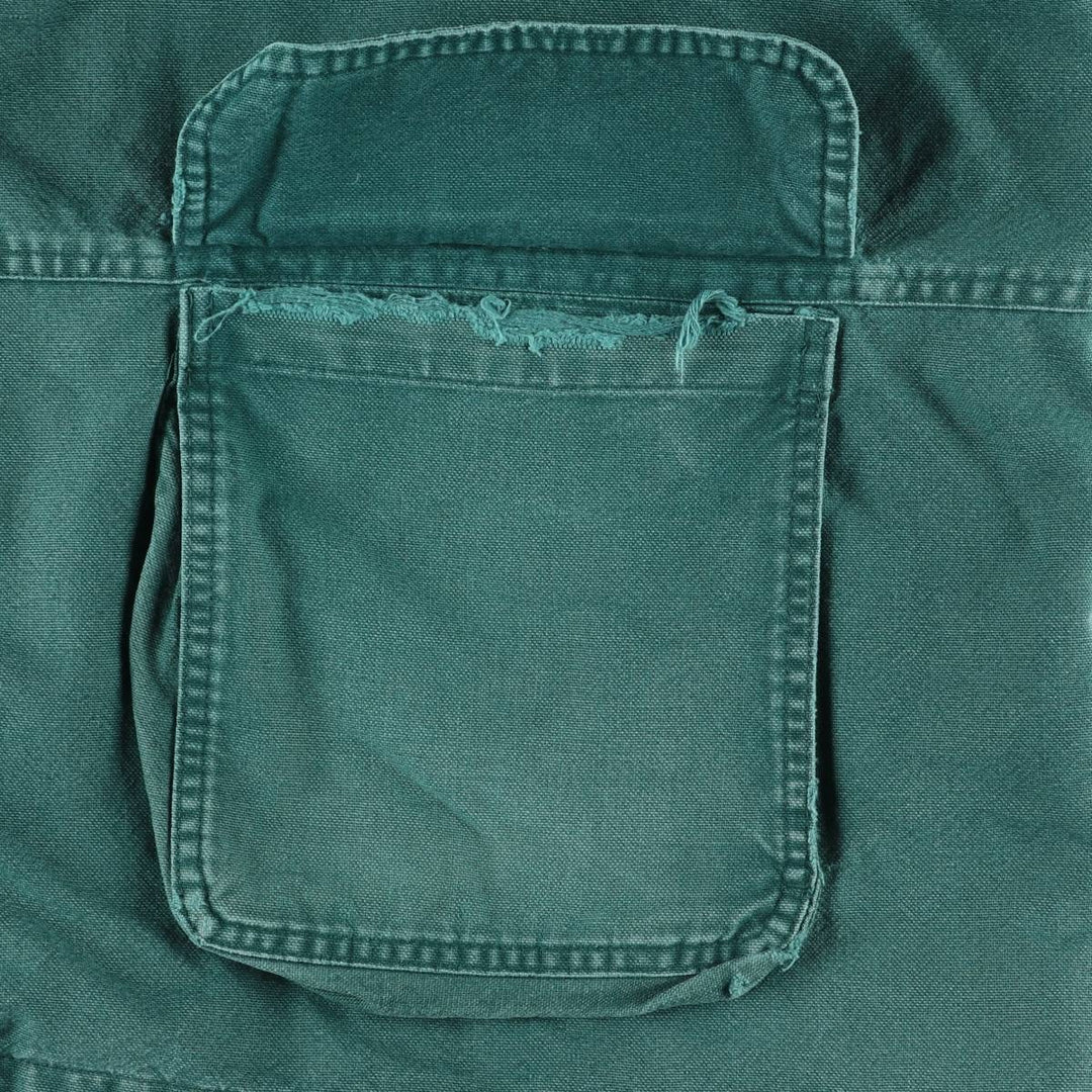 Eddie Bauer Hunting Jacket, Men's XL cotton green type Vintage Second Hand