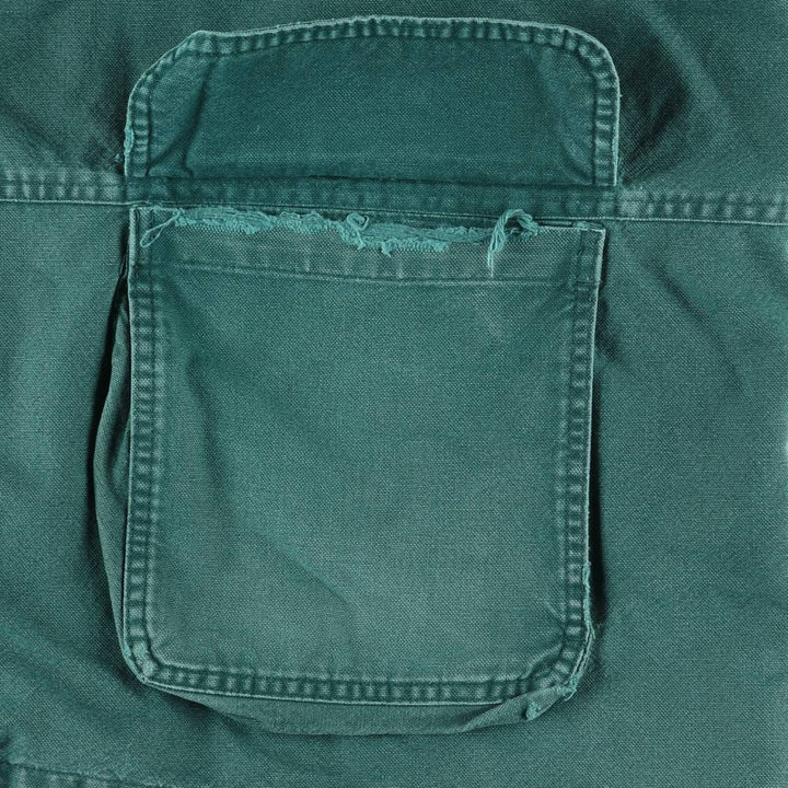 Eddie Bauer Hunting Jacket, Men's XL cotton green type Vintage Second Hand