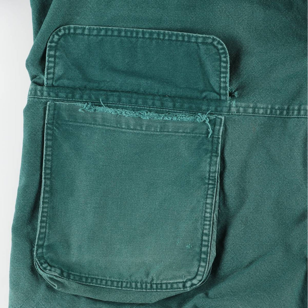 Eddie Bauer Hunting Jacket, Men's XL cotton green type Vintage Second Hand