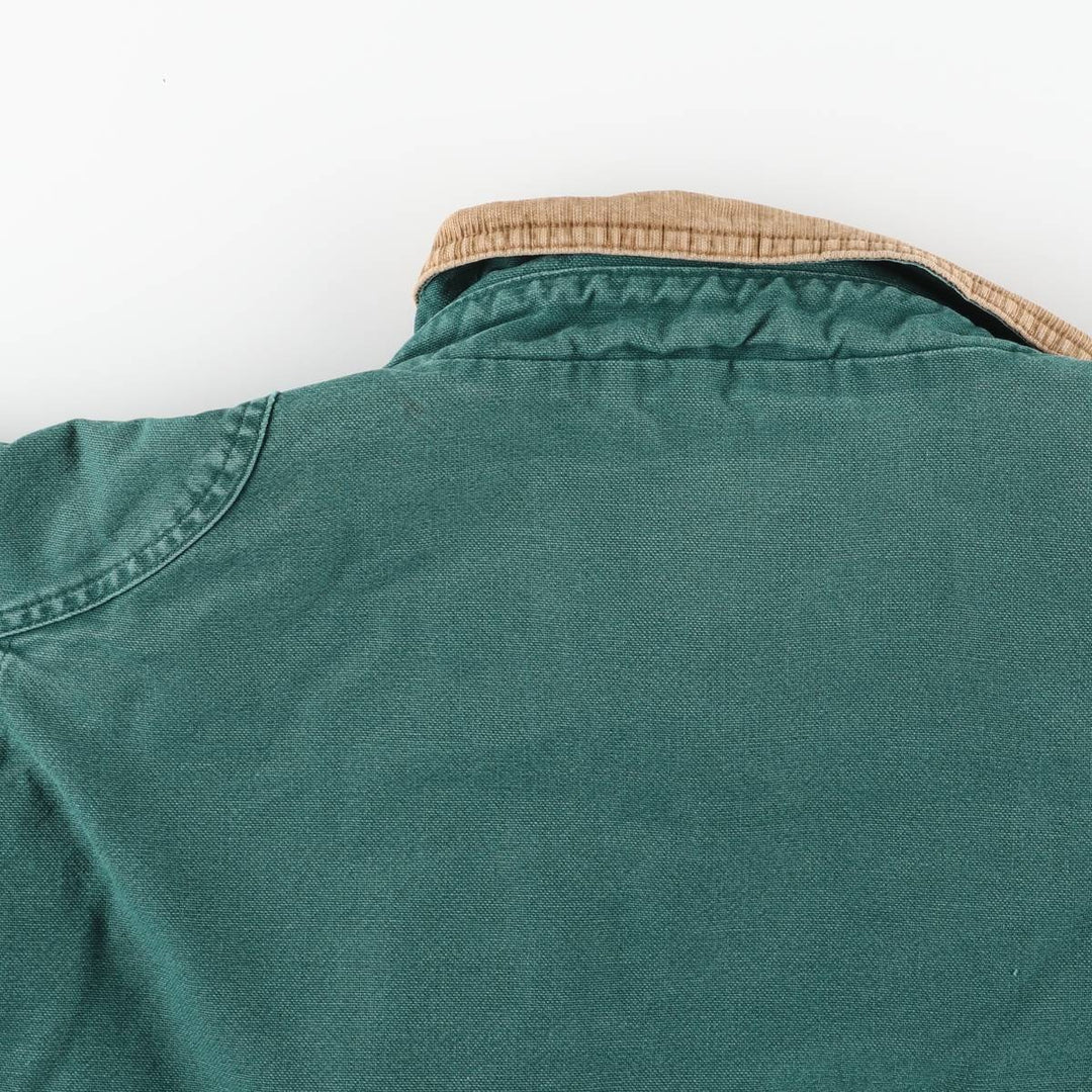 Eddie Bauer Hunting Jacket, Men's XL cotton green type Vintage Second Hand