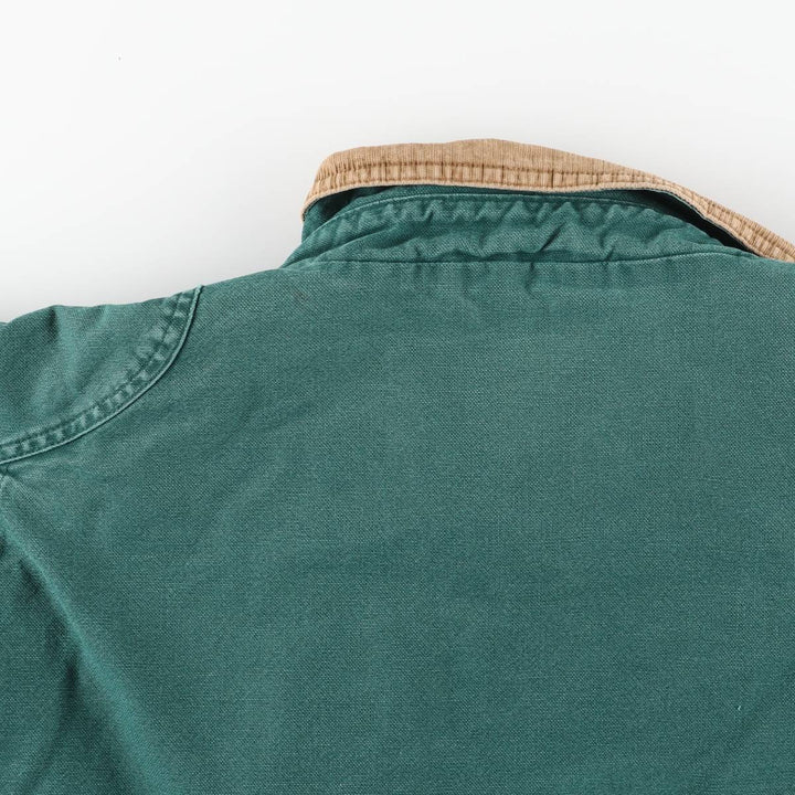 Eddie Bauer Hunting Jacket, Men's XL cotton green type Vintage Second Hand