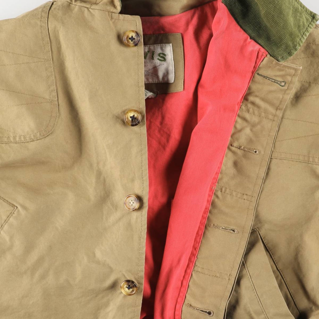 90s-00'S ORVIS Hunting Jacket, Men's Size L cotton Khaki type Vintage Second Hand