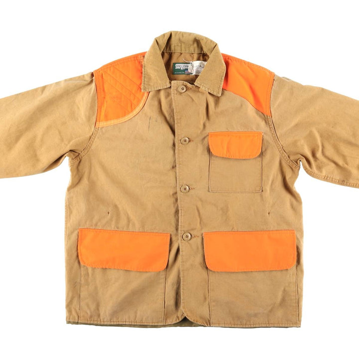 Vintage 1980'S SAFTBAK Duck Hunting Jacket, Made in USA, Men's Size L unclear Beige type Vintage Second Hand