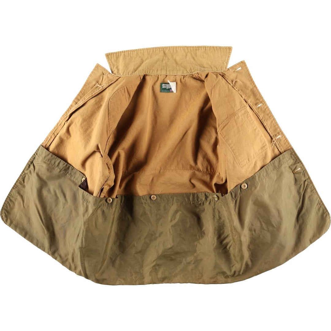 Vintage 1980'S SAFTBAK Duck Hunting Jacket, Made in USA, Men's Size L unclear Beige type Vintage Second Hand
