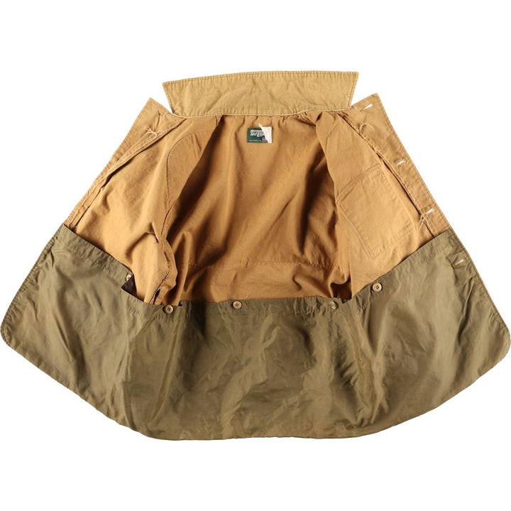 Vintage 1980'S SAFTBAK Duck Hunting Jacket, Made in USA, Men's Size L unclear Beige type Vintage Second Hand