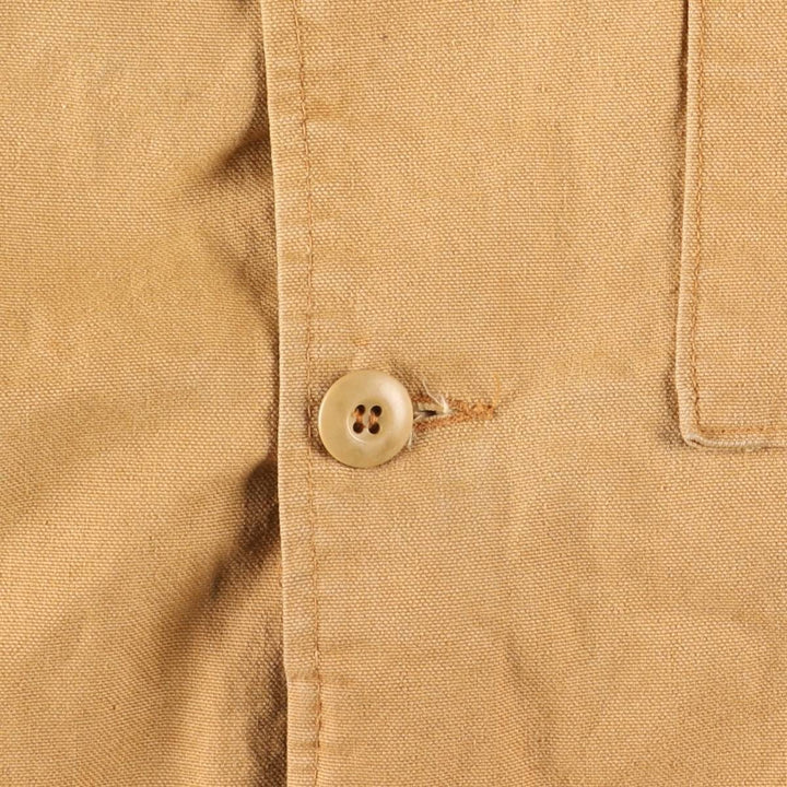 Vintage 1980'S SAFTBAK Duck Hunting Jacket, Made in USA, Men's Size L unclear Beige type Vintage Second Hand