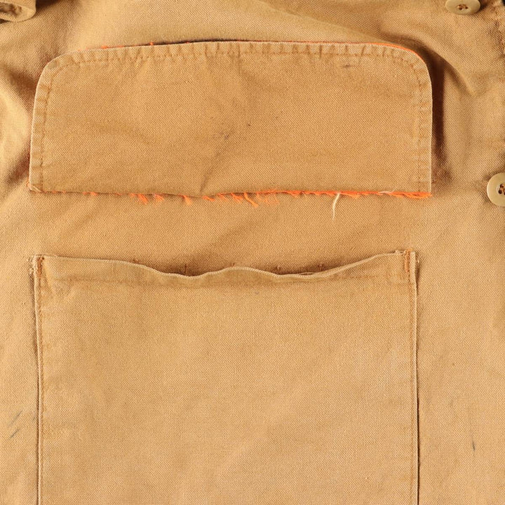 Vintage 1980'S SAFTBAK Duck Hunting Jacket, Made in USA, Men's Size L unclear Beige type Vintage Second Hand