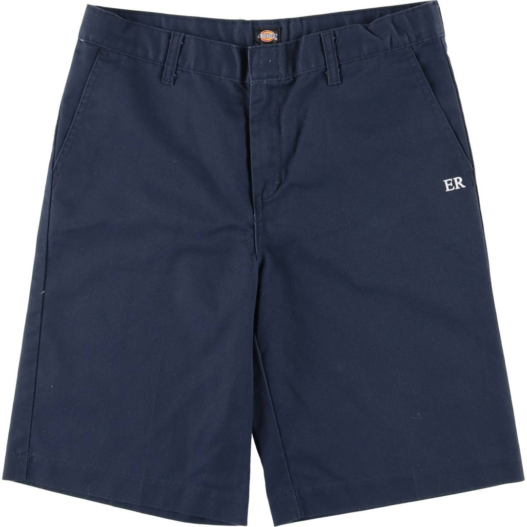 Dickies Work Shorts, Women's, Size XL (W31) polyester navy blue type Vintage Second Hand