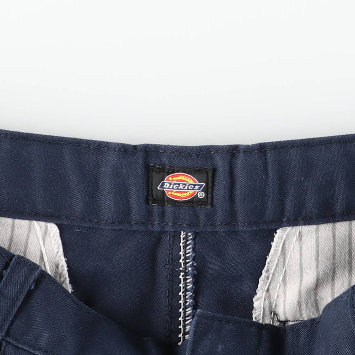 Dickies Work Shorts, Women's, Size XL (W31) polyester navy blue type Vintage Second Hand