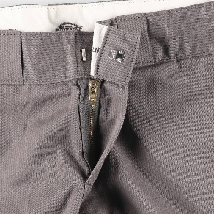 Dickies Regular Fit Work Shorts, Men's, Size W34 polyester gray type Vintage Second Hand