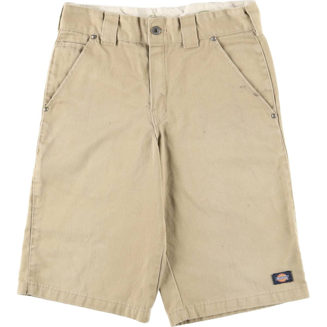 Dickies Work Shorts, Half Pants, Men's, W30 equivalent unclear Beige type Vintage Second Hand