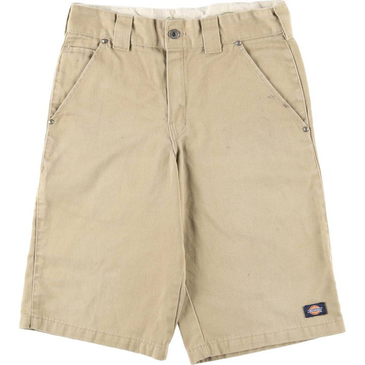 Dickies Work Shorts, Half Pants, Men's, W30 equivalent unclear Beige type Vintage Second Hand