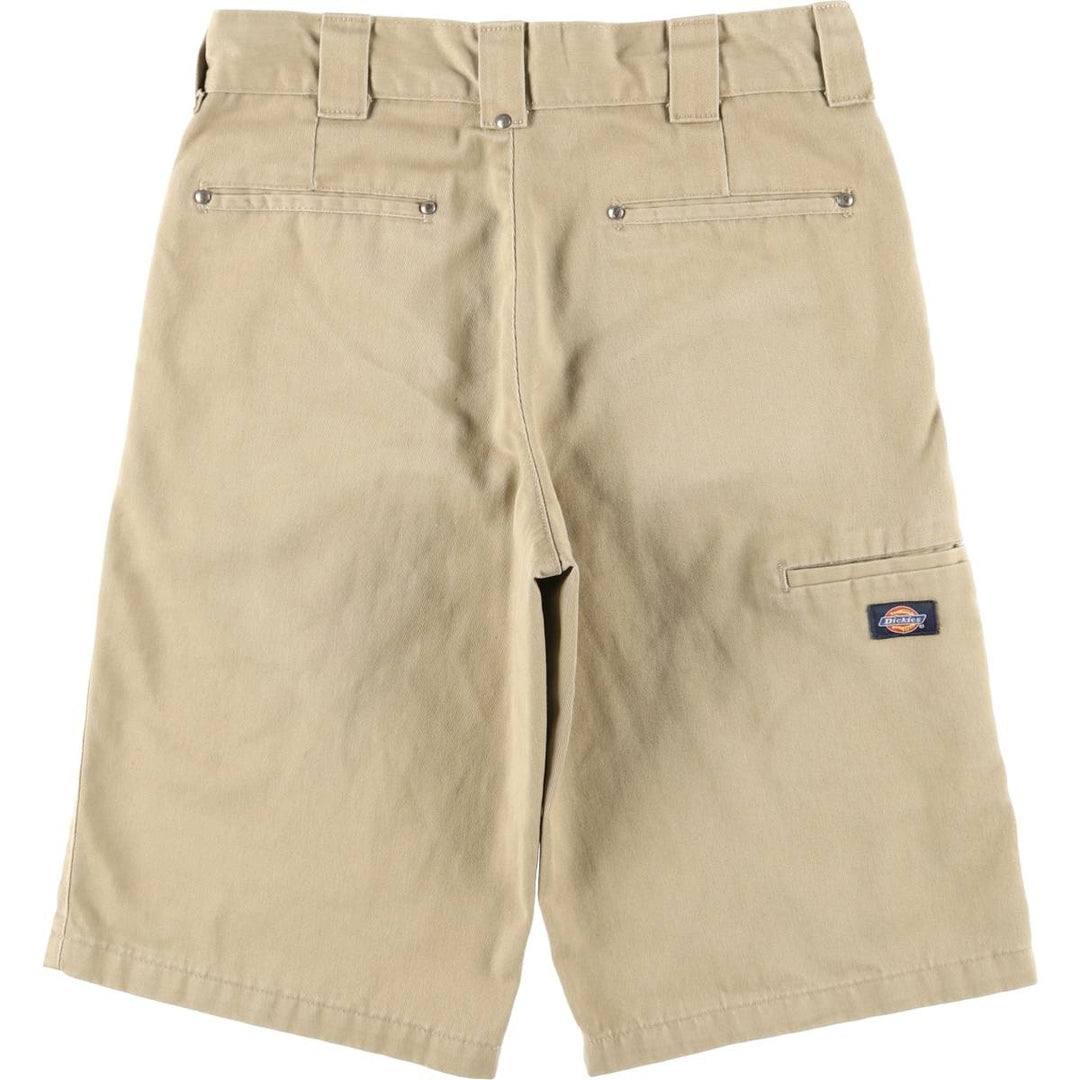 Dickies Work Shorts, Half Pants, Men's, W30 equivalent unclear Beige type Vintage Second Hand