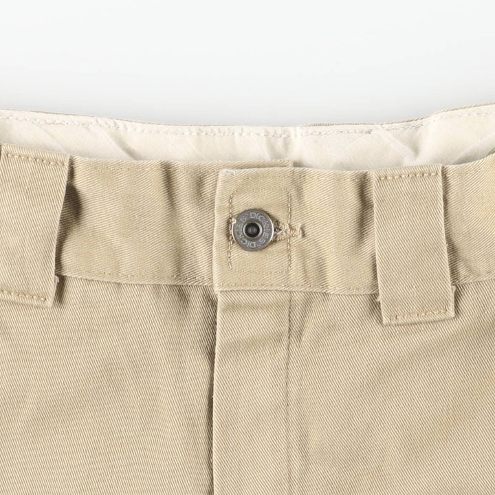 Dickies Work Shorts, Half Pants, Men's, W30 equivalent unclear Beige type Vintage Second Hand