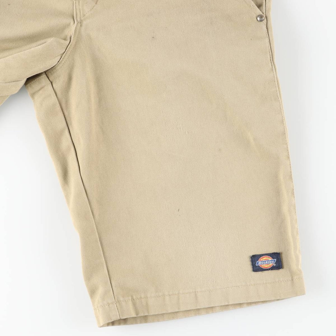 Dickies Work Shorts, Half Pants, Men's, W30 equivalent unclear Beige type Vintage Second Hand