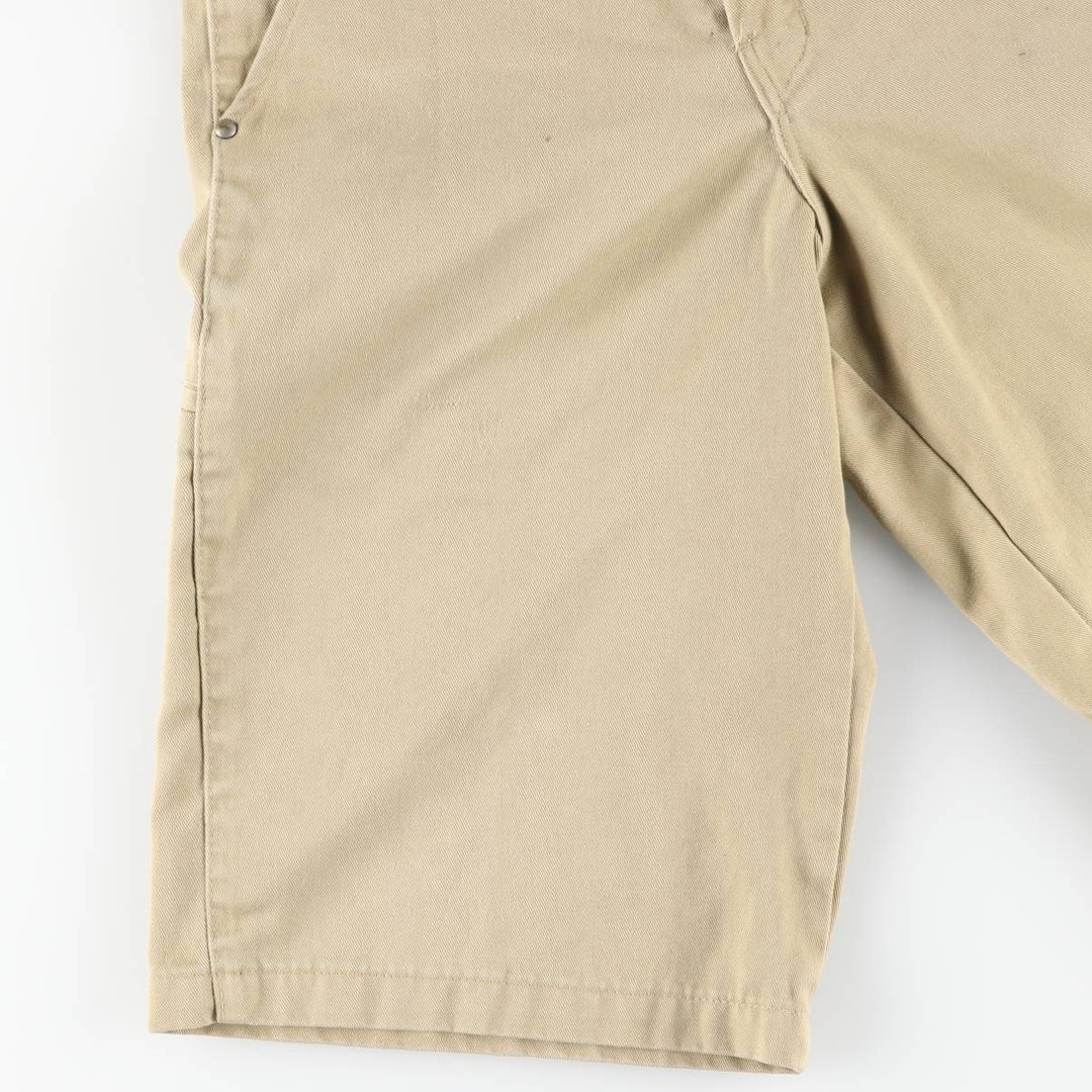 Dickies Work Shorts, Half Pants, Men's, W30 equivalent unclear Beige type Vintage Second Hand