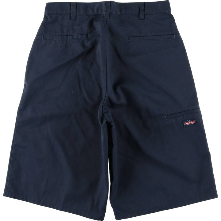 Dickies Work Shorts, Half Pants, Men's, W31 equivalent polyester navy blue type Vintage Second Hand