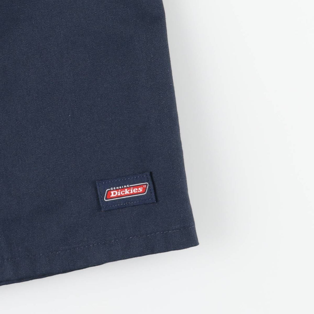 Dickies Work Shorts, Half Pants, Men's, W31 equivalent polyester navy blue type Vintage Second Hand