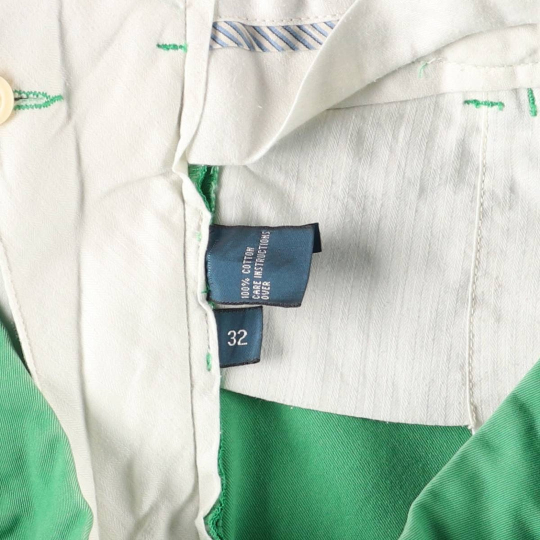 Ralph Lauren POLO by Ralph Lauren Chino Shorts Shorts Men's W34 equivalent cotton green type Vintage Second Hand