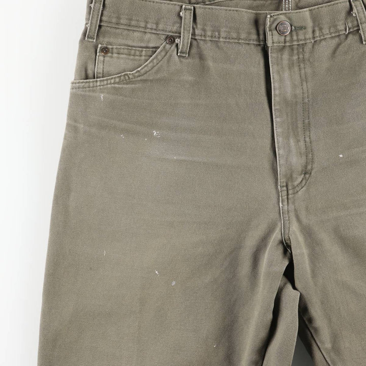 Dickies Painted Duck Painter Pants for Men, W37 equivalent unclear Khaki type Vintage Second Hand