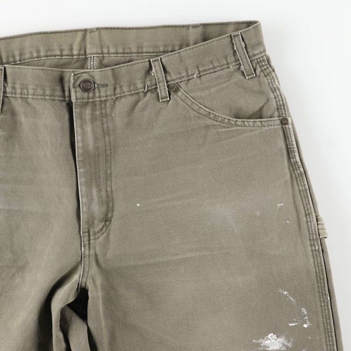 Dickies Painted Duck Painter Pants for Men, W37 equivalent unclear Khaki type Vintage Second Hand