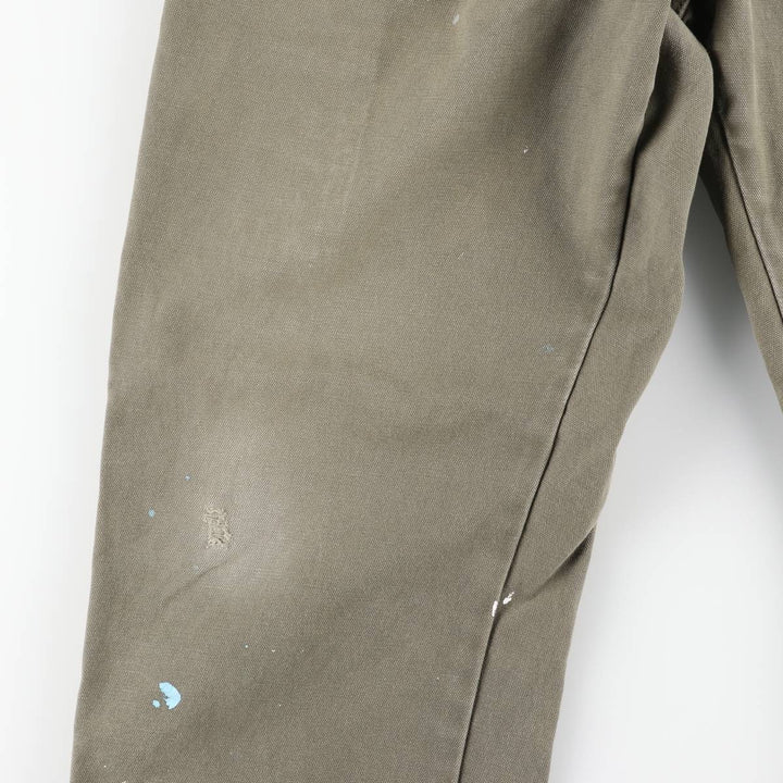 Dickies Painted Duck Painter Pants for Men, W37 equivalent unclear Khaki type Vintage Second Hand