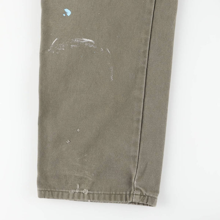 Dickies Painted Duck Painter Pants for Men, W37 equivalent unclear Khaki type Vintage Second Hand