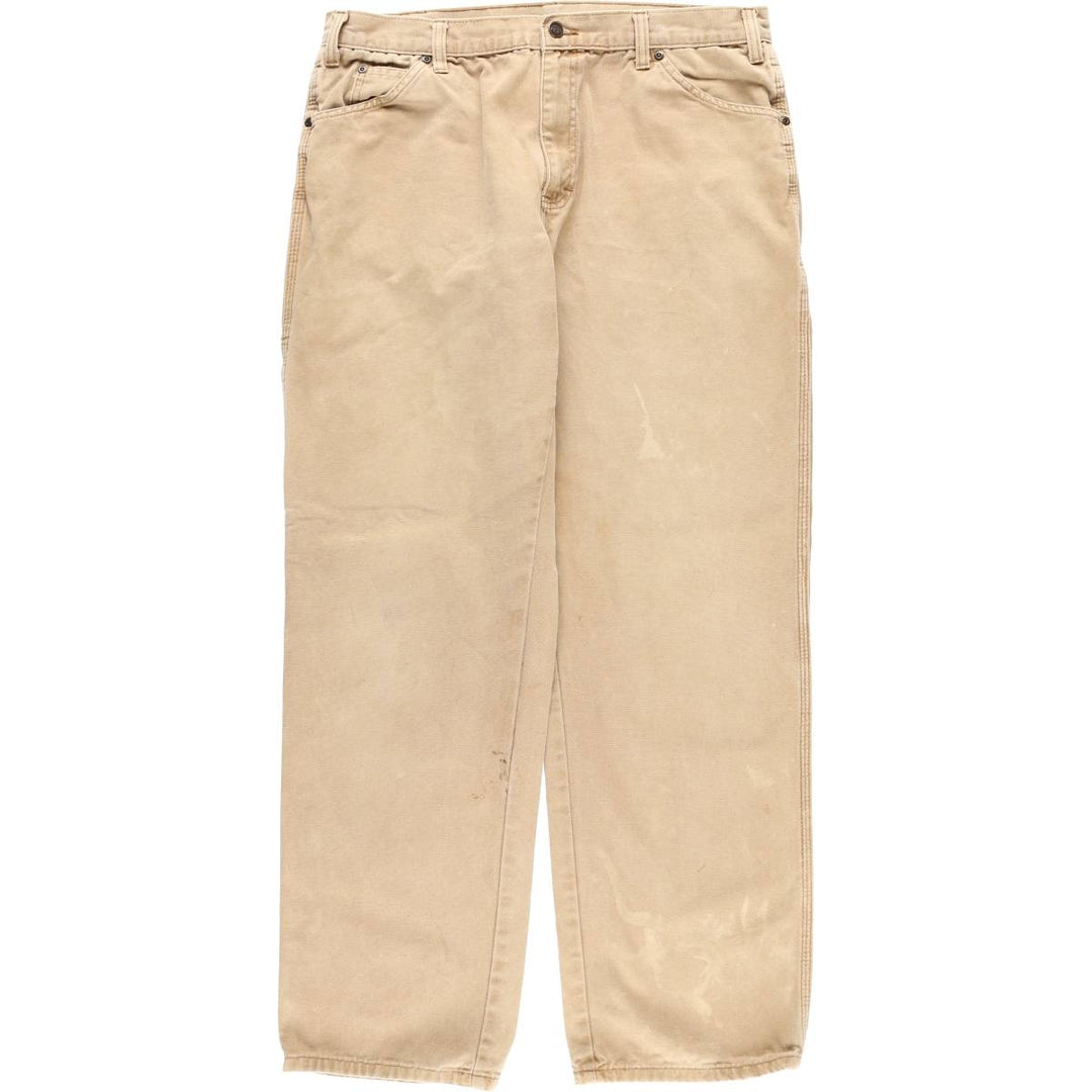 Dickies Duck Painter Pants Men's W35 equivalent cotton Beige type Vintage Second Hand