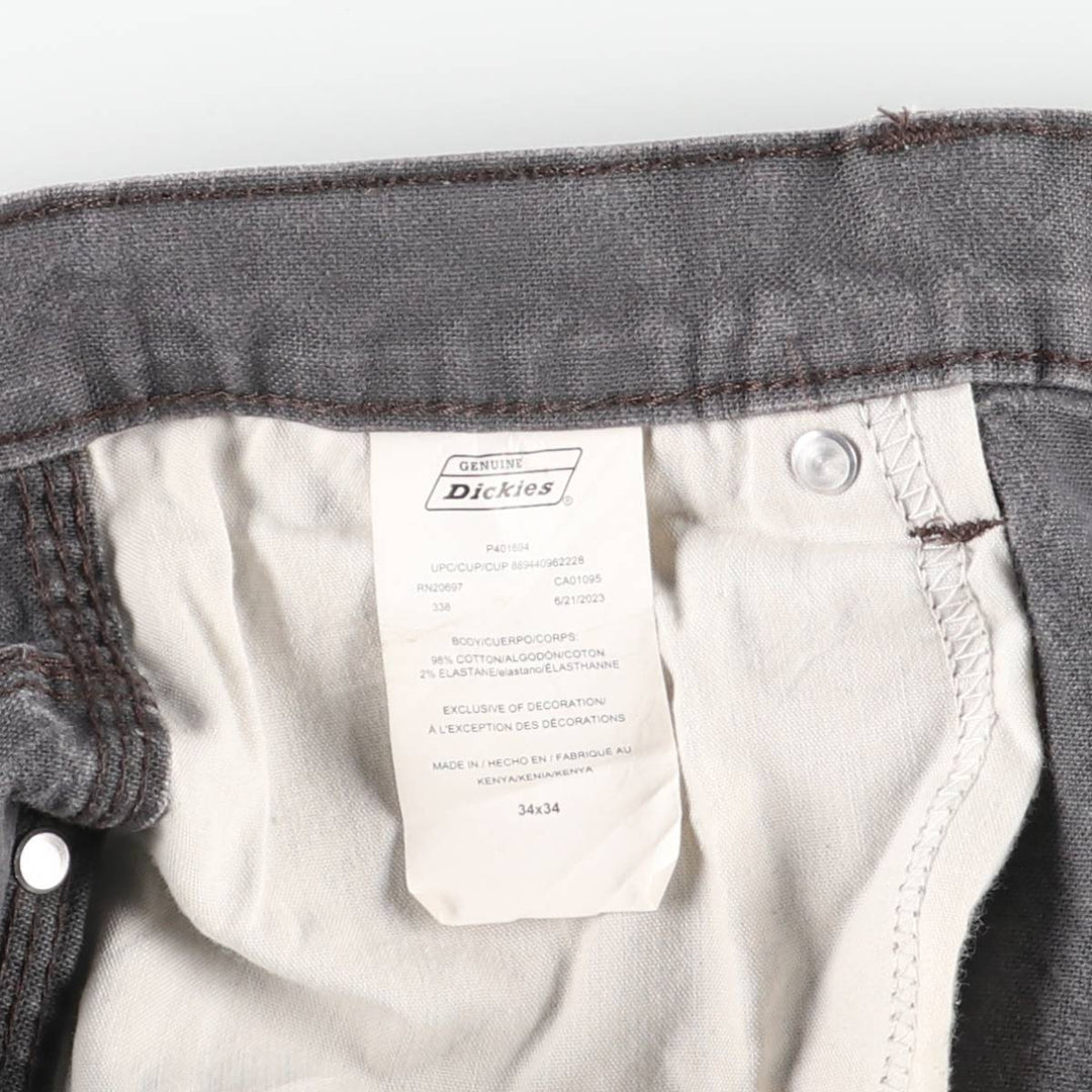 Dickies Duck Painter Pants Men's W35 equivalent cotton gray type Vintage Second Hand
