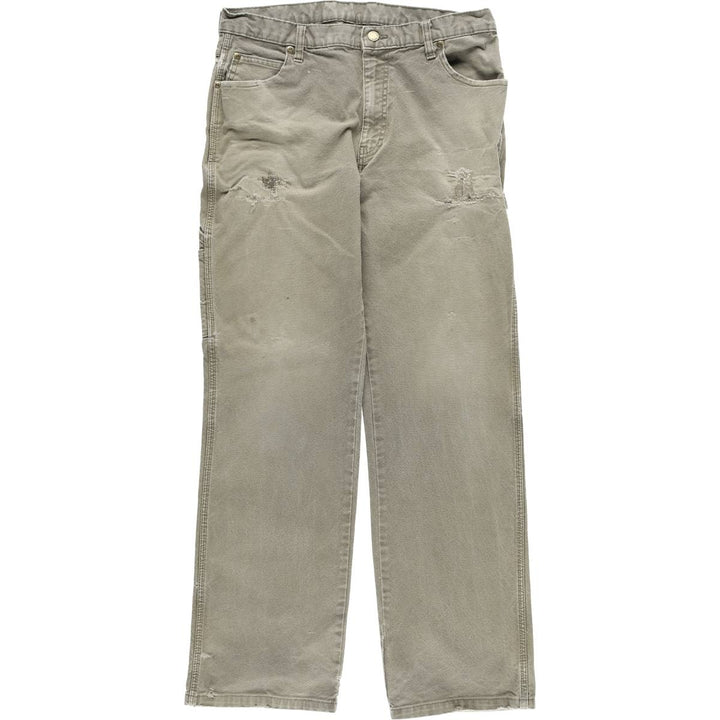 Dickies Duck Painter Pants Men's W34 equivalent cotton Khaki type Vintage Second Hand