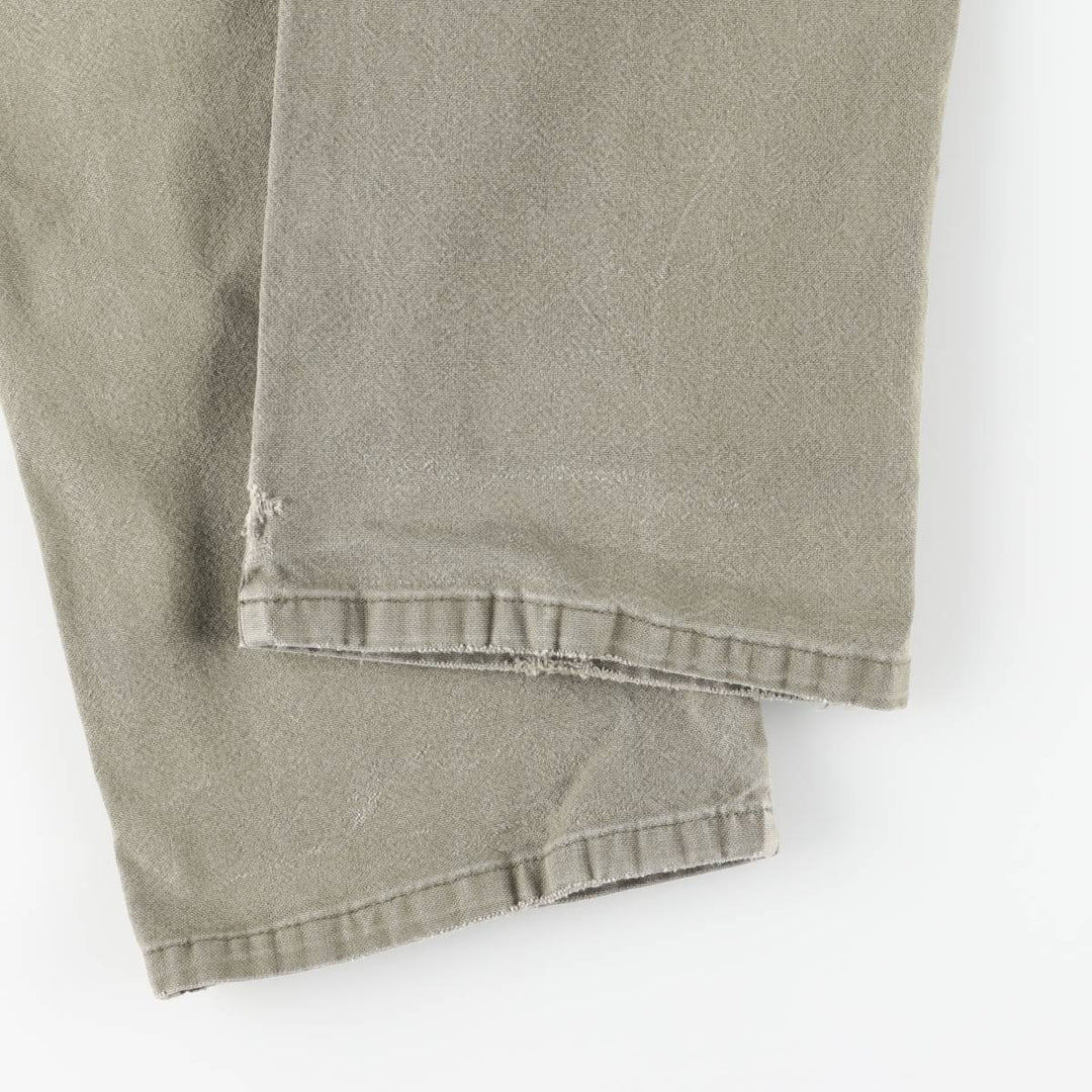 Dickies Duck Painter Pants Men's W34 equivalent cotton Khaki type Vintage Second Hand