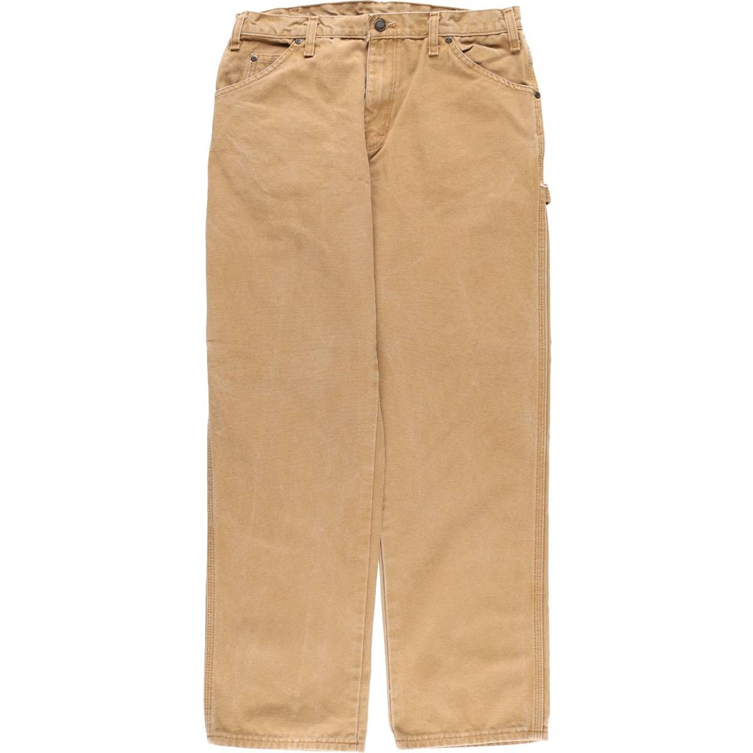 Dickies Relaxed Fit Duck Painter Pants, Men's, Size W33 cotton beige type brown Vintage Second Hand
