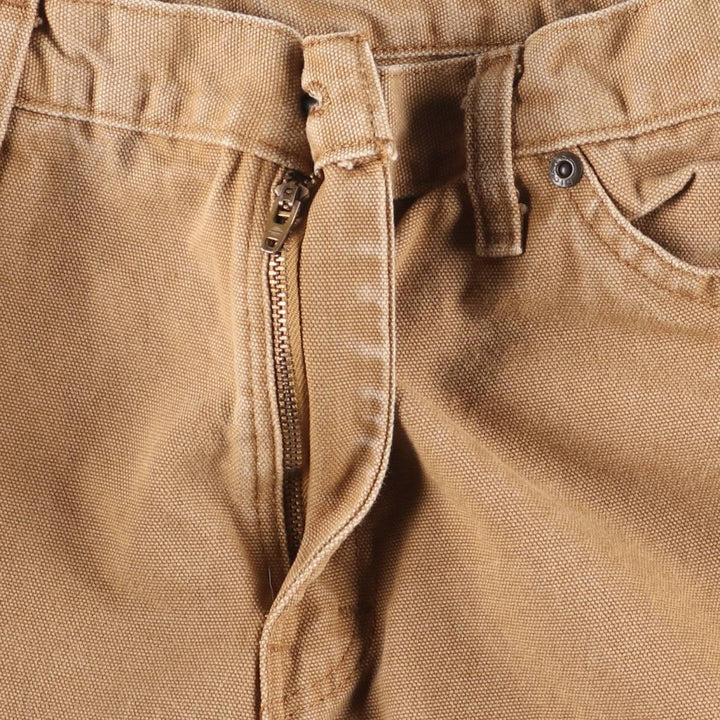 Dickies Relaxed Fit Duck Painter Pants, Men's, Size W33 cotton beige type brown Vintage Second Hand