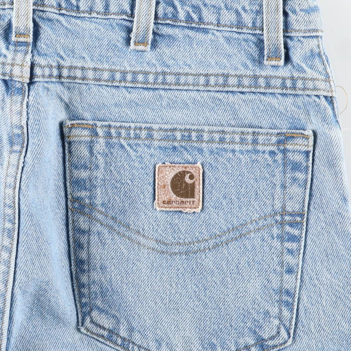 Carhartt Tapered Denim Pants for Men, W33 equivalent unclear blue type Vintage Second Hand