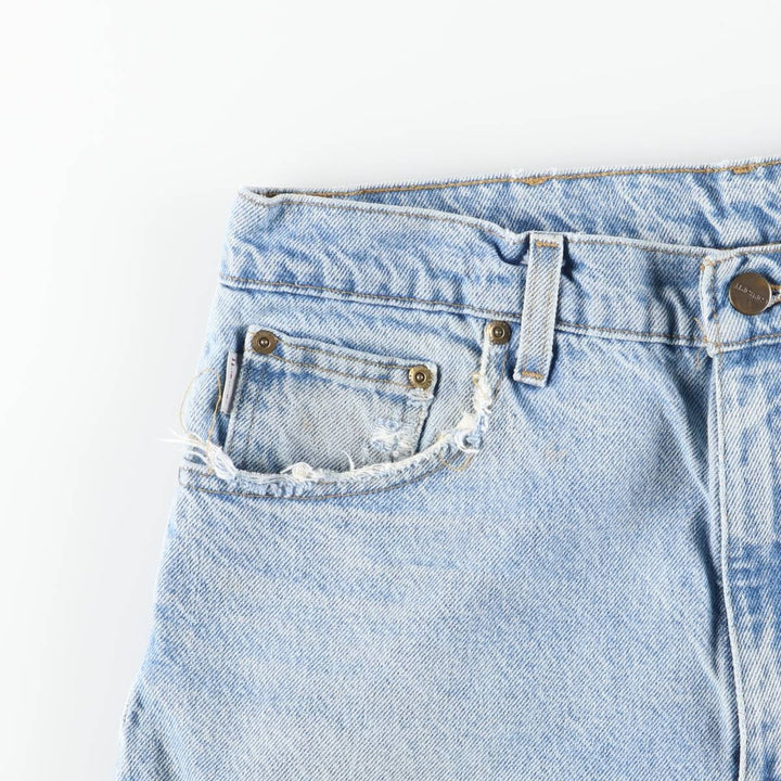 Carhartt Tapered Denim Pants for Men, W33 equivalent unclear blue type Vintage Second Hand