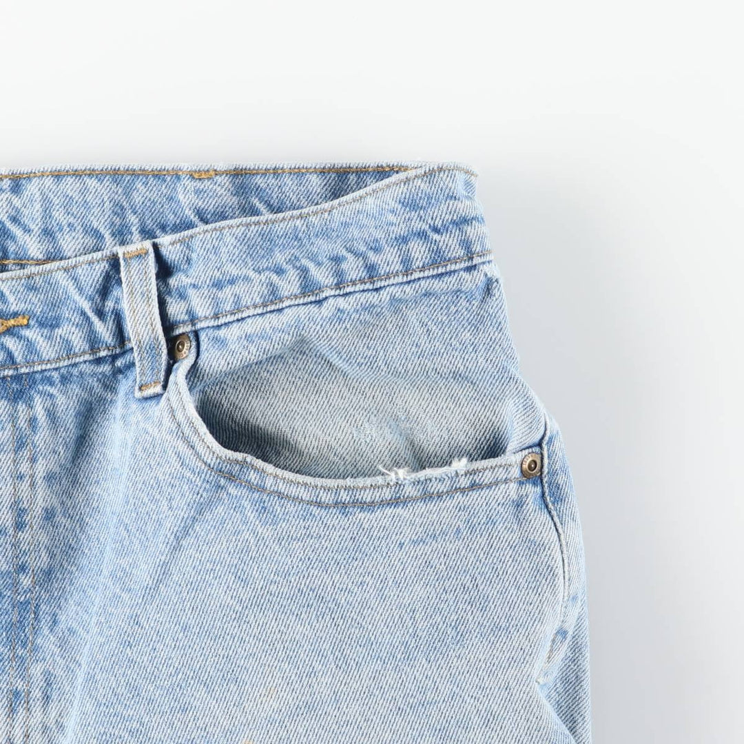 Carhartt Tapered Denim Pants for Men, W33 equivalent unclear blue type Vintage Second Hand