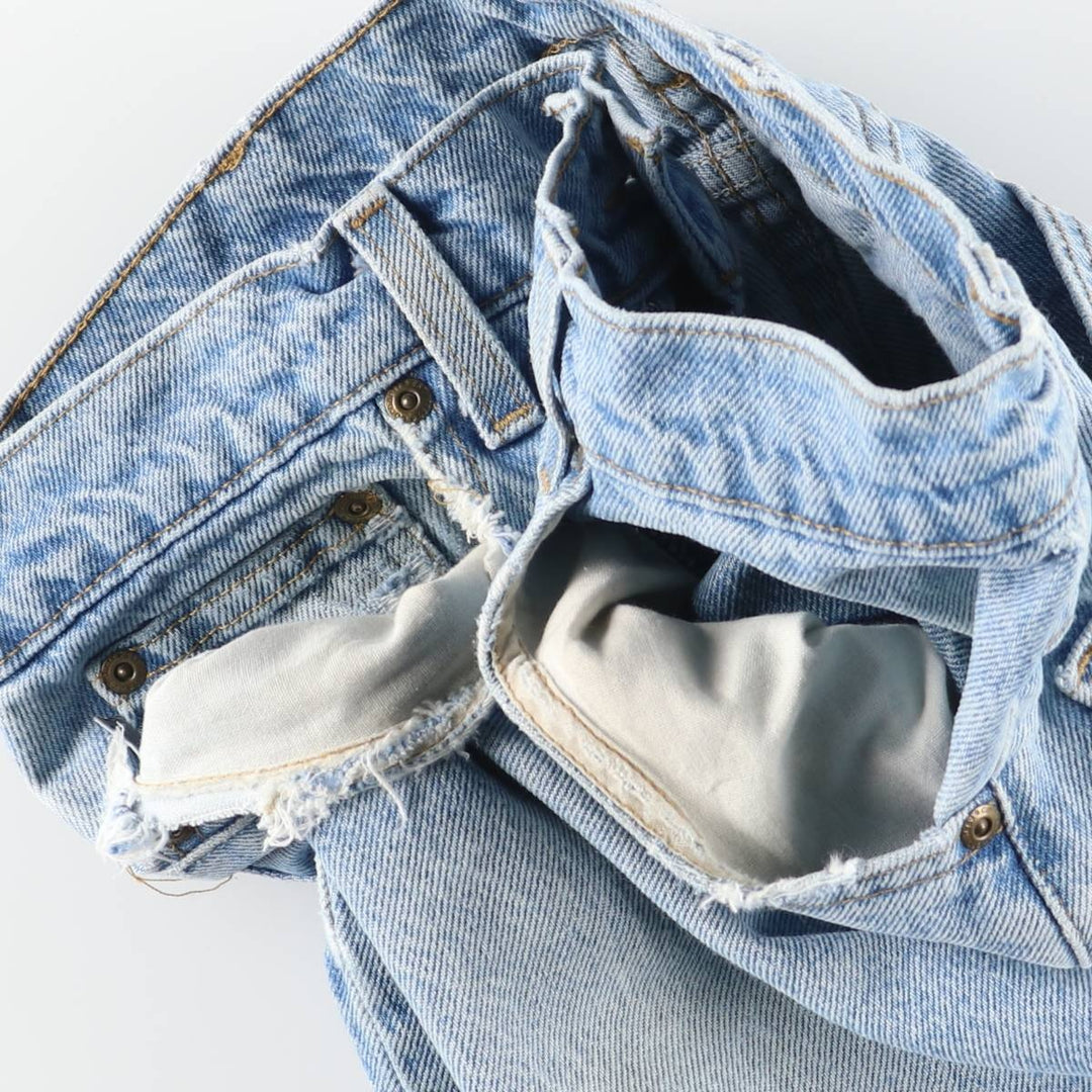 Carhartt Tapered Denim Pants for Men, W33 equivalent unclear blue type Vintage Second Hand