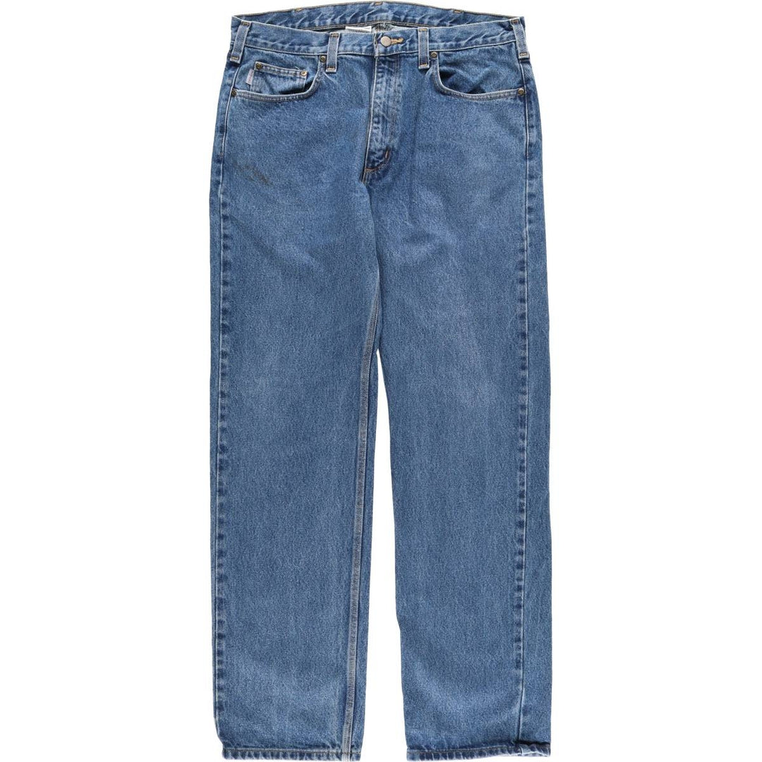 Carhartt Traditional Fit Straight Denim Pants, Men's, Size 37 cotton blue type Vintage Second Hand