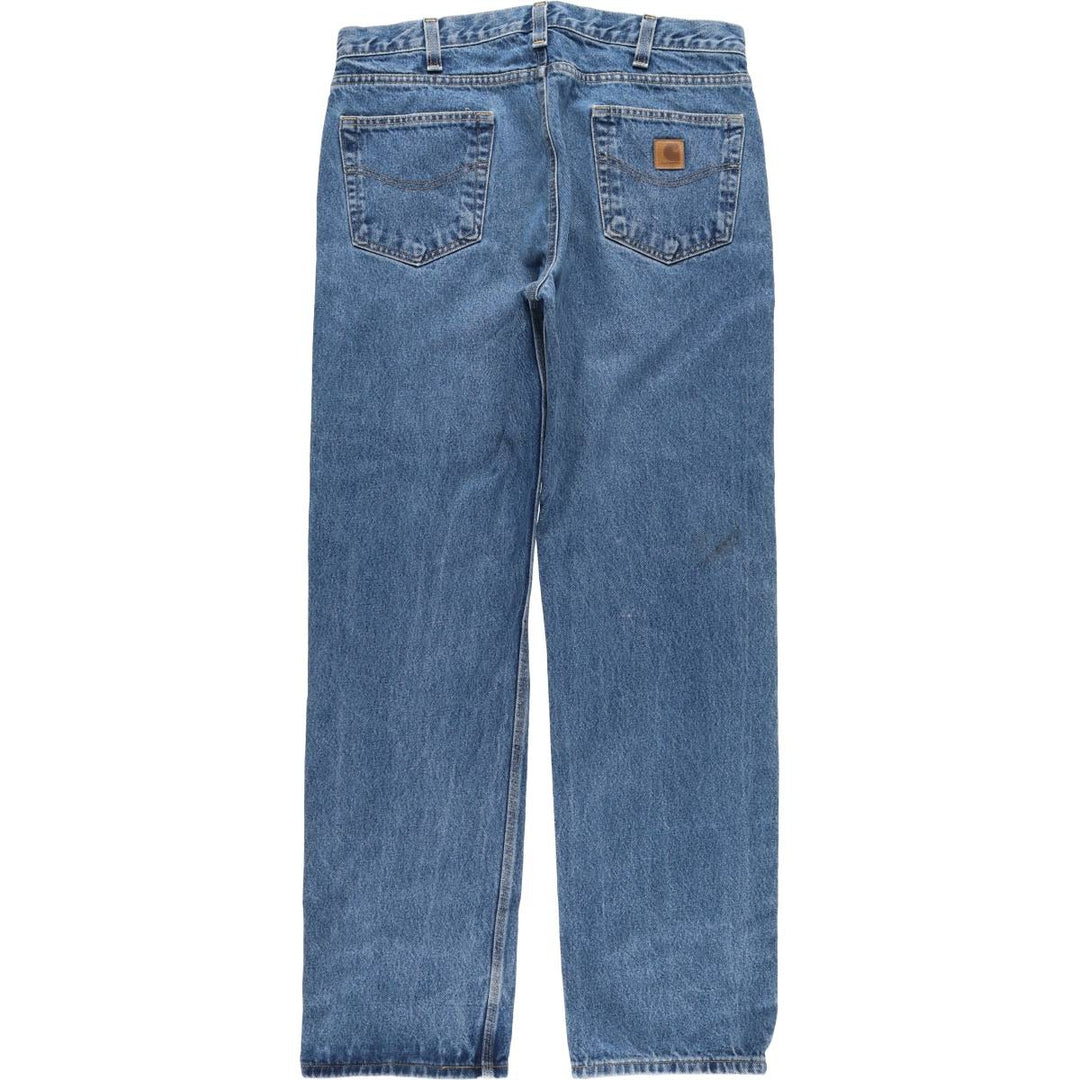 Carhartt Traditional Fit Straight Denim Pants, Men's, Size 37 cotton blue type Vintage Second Hand