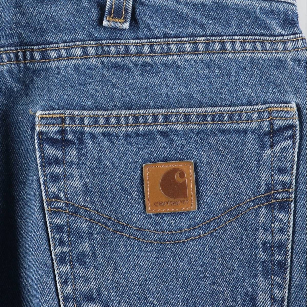 Carhartt Traditional Fit Straight Denim Pants, Men's, Size 37 cotton blue type Vintage Second Hand